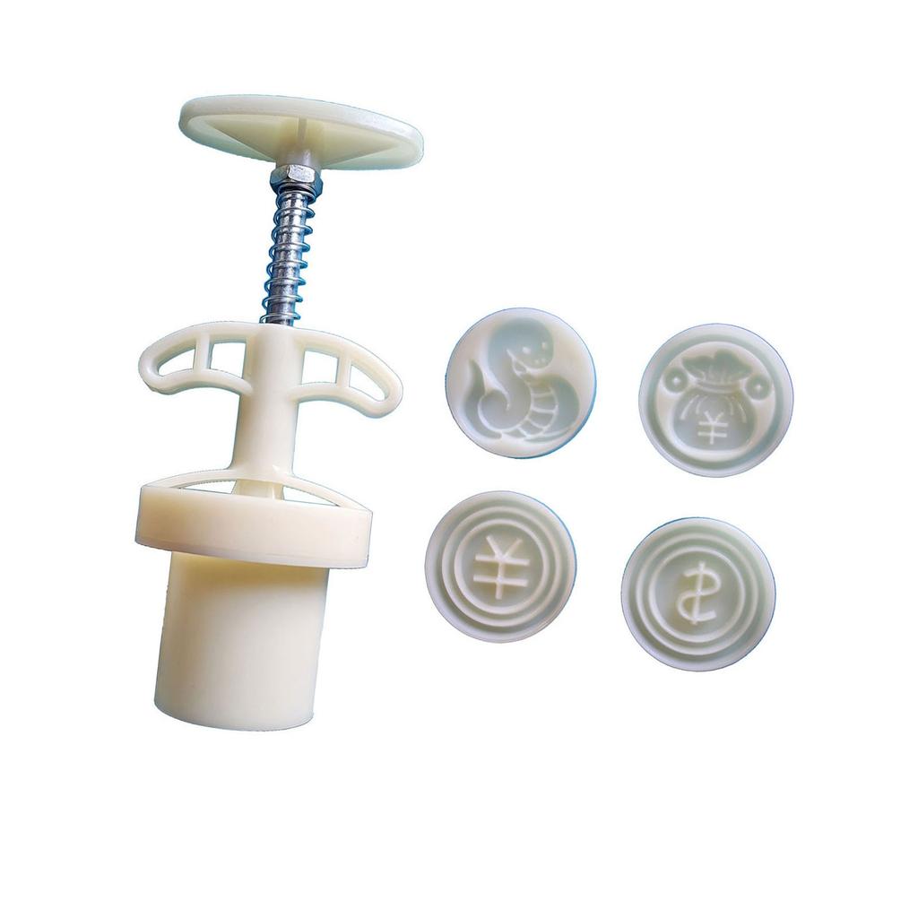 Фестиваль Нового года Форма для лунных пряников 3D Змея Деньги Формы для лунных пряников Штамп для печенья Ручной пресс Форма для резки печенья и десертов Долговечная