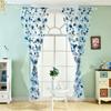 Romantic Bedroom Window Flower Pattern Sheer Curtain Drape Room Divider Home Decor