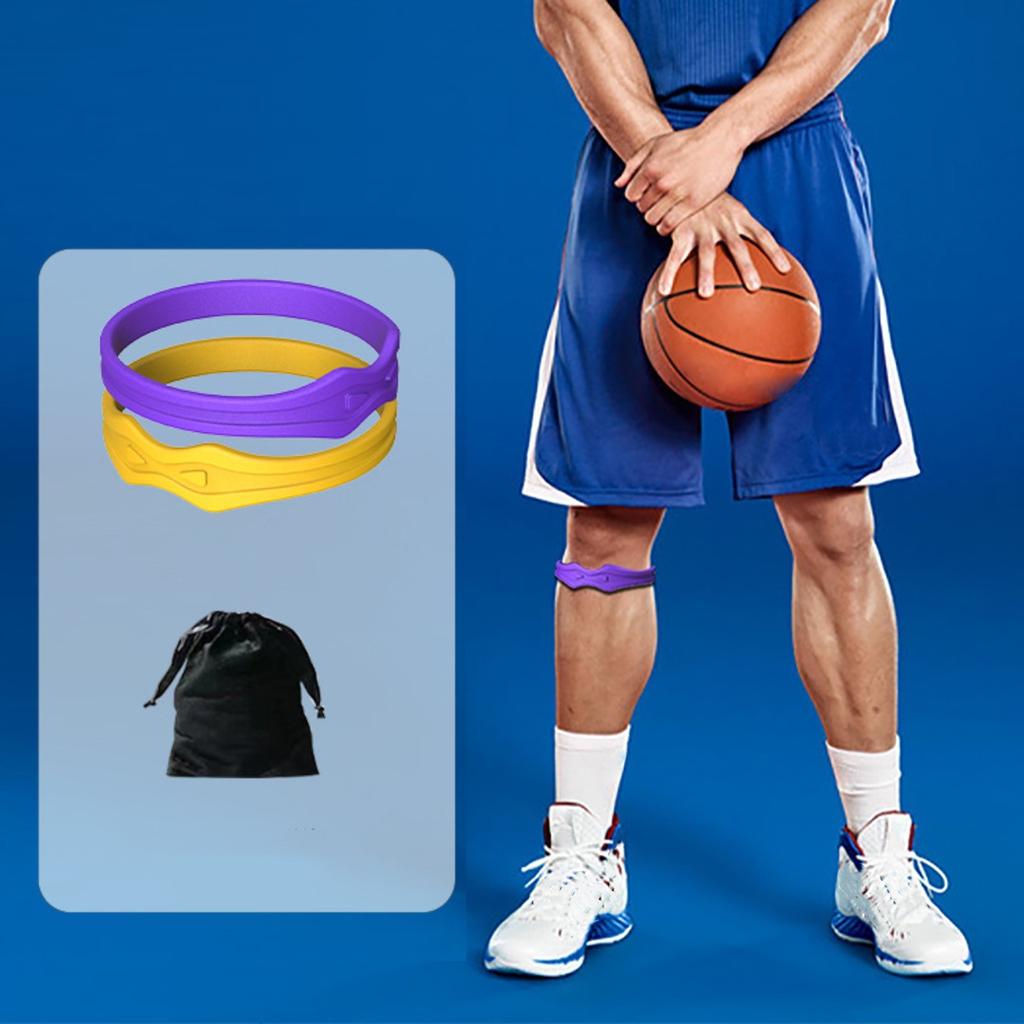 Ремень для коленной чашечки Баскетбольный наколенник Ремень для коленного сустава Веревка для коленного сустава Кольцо Резиновая лента Спортивная наколенница Эластичная фиксированная защита наколенника