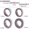 Полезная замена рулетки Белые инструменты для деревообработки 1/2/3/5 м Метрическая