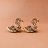 Copper Brass Mini Snake Antique Bronze Decor Figurines For Interior Decoration Desktop Ornament Pure Copper Miniatures Statue