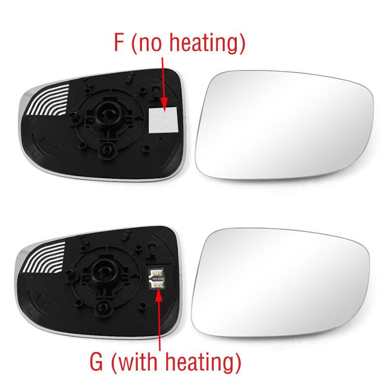 For Mazda 6 Atenza 2018 Car Side Mirror Frame Lower Base Cover Cap Lid Rearview Mirror Lens Glass