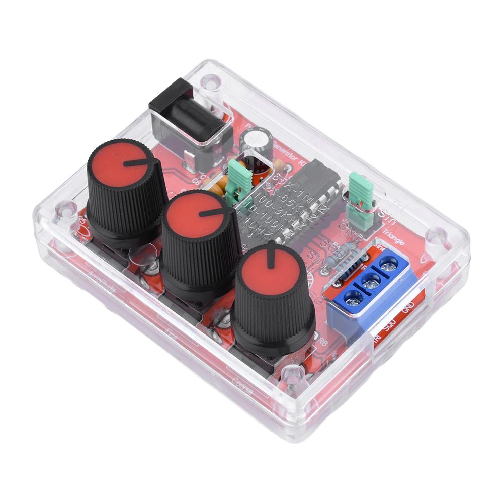 1Hz -1MHz XR2206 Function Signal Generator DIY Kit Sine/Triangle/Square Output Signal Generator Adjustable Frequency Module