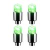 4Pcs Colorful LED Wheel Valve Lights Motorcycle Car Wheel Tire Valve Caps Universal Dustproof Bicycle Valve Cover
