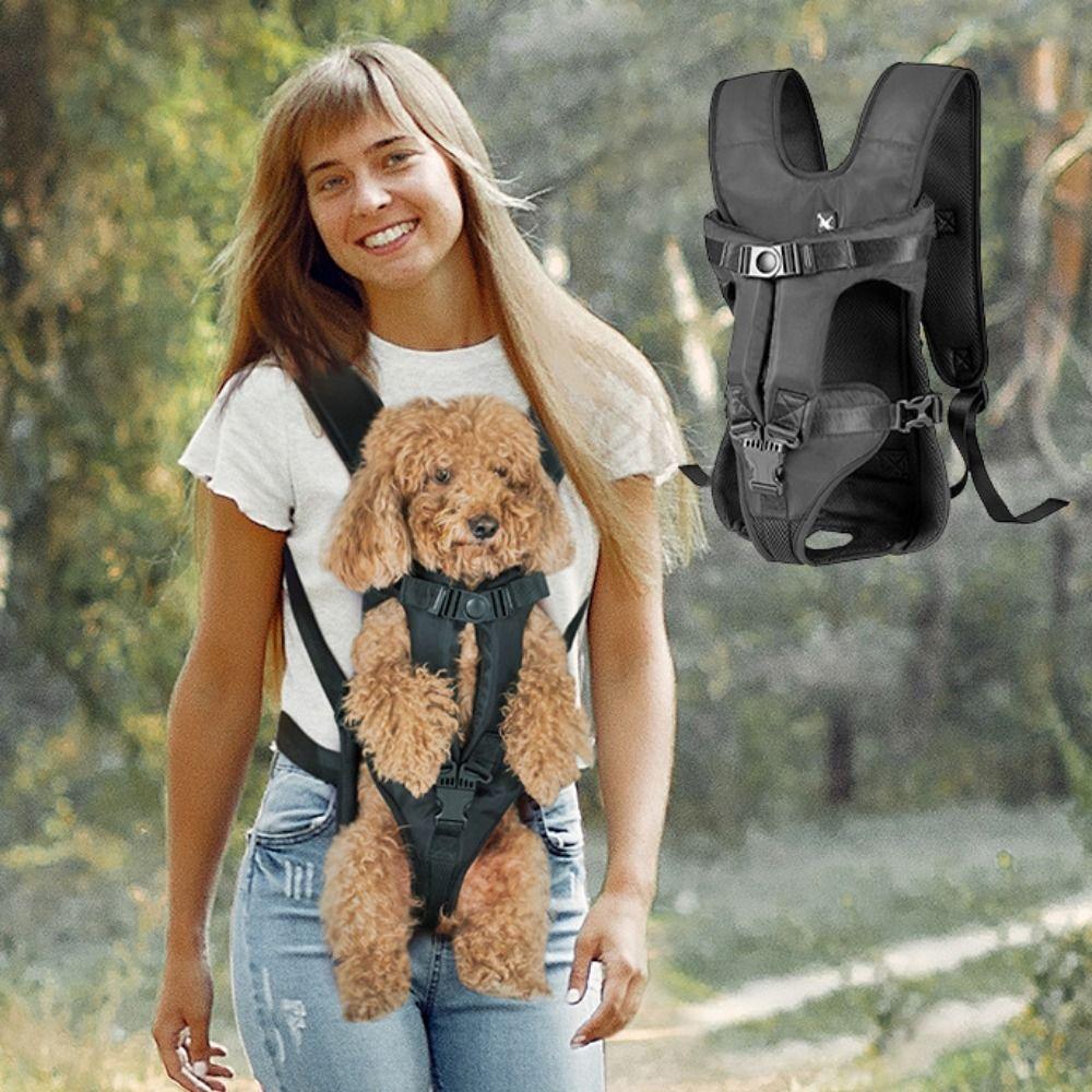 Регулируемые рюкзаки-переноски для собак Hands Free Dog Outgoing Bag Практичные рюкзаки Pet Front Backpacks Spring