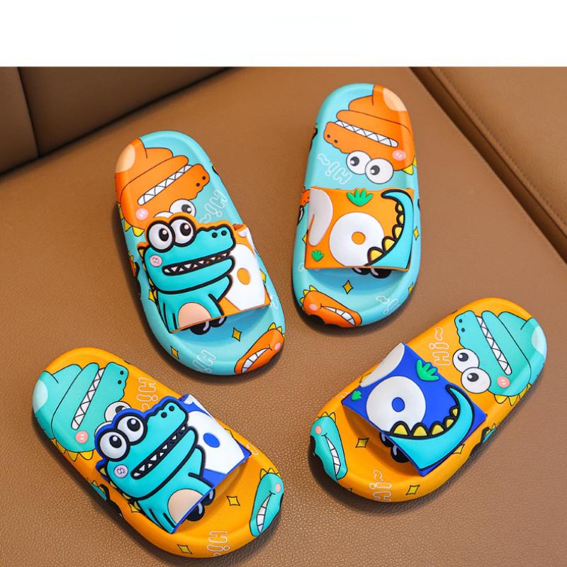 Детские тапочки Pantuflas, летние новые домашние тапочки для мальчиков с рисунком, мягкие тапочки для девочек-сандаликов, симпатичная детская обувь Zapatos Niña