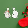 Милые рождественские серьги-кошки, подвески, новинка для женщин, подарок, подвески, валентинки, праздники, сцена