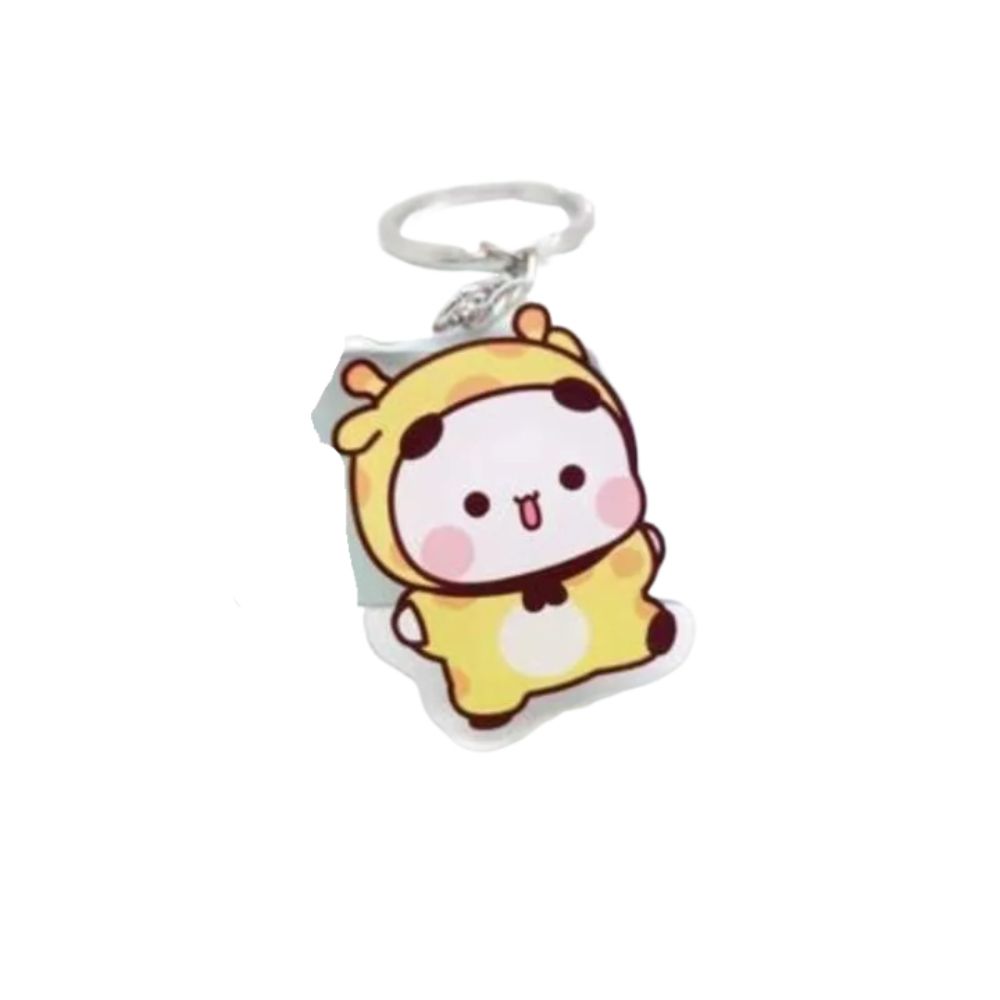 Animal Super Cute Couple Keychain Cartoon Cute Cartoon Bubu Dudu Key Chain Car Keyring