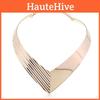 Shaped Creativity V Metal Women Collar Necklace With Fashion Design Geometric