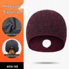 Winter Fleece Ponytail Hat: Windproof, Quick-Dry, Ear-Protecting for Running, Hiking, Cycling
