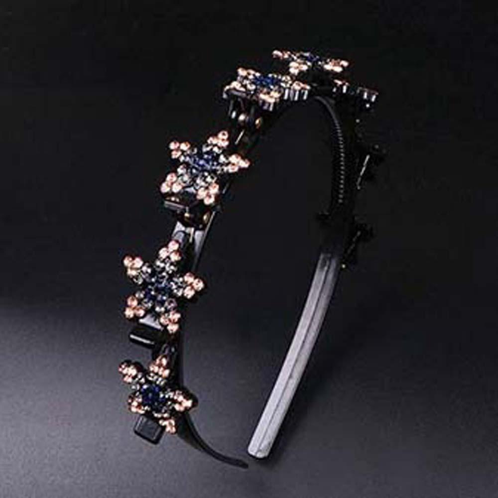 Милые повязки для волос с заколками Снежинка Звезда Стразы Заколка для челки Ободок Ежедневный