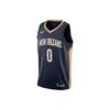 NBA Pelicans DeMarcus Cousins #0 Swingman Джерси Мужские Топы Темно-Синий 864493-425