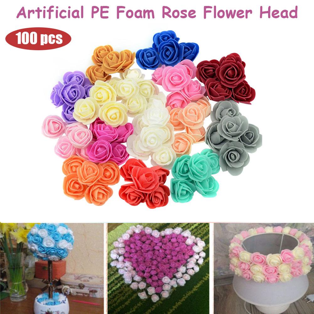 Gift Bear Valentine's Day Artificial Flowers Wedding Decoration Party Supplies Foam Rose Flower