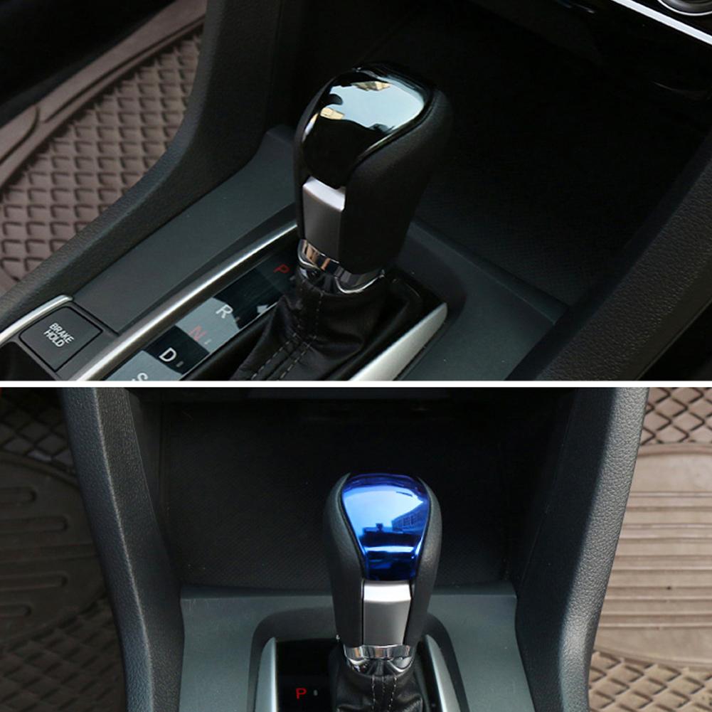 2 шт., отделка панели переключения передач автомобиля, крышка коробки переключения передач автоматической коробки передач для Honda Civic 10-го поколения 2020 2019 2018 2017 2016 с левым рулем