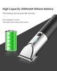 Rechargeable Electric Hair Clipper with LCD Display - Professional Haircut Set