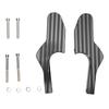 Passenger Foot Peg Extensions Aluminum Alloy Motorcycle Passenger Foot Pedals Extender Replacement for GT 125 200 GTS