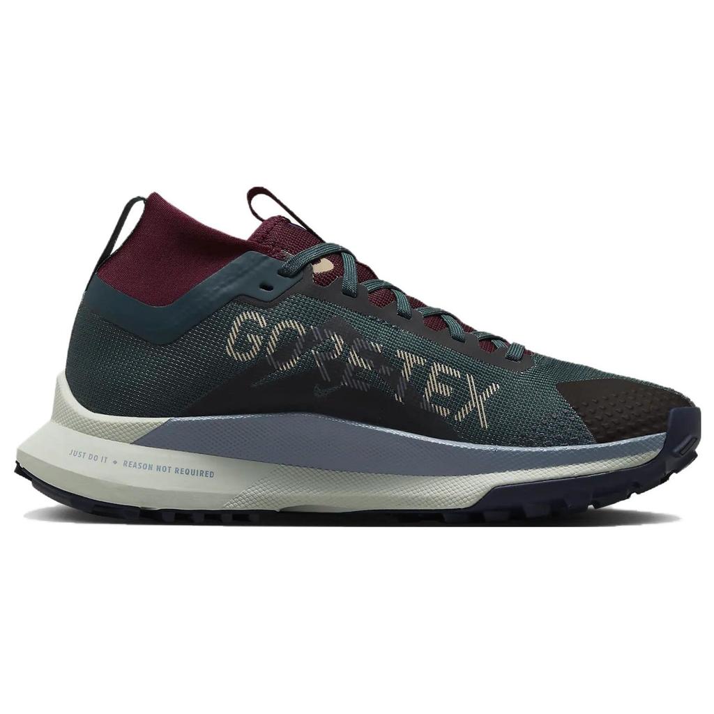 Nike React Pegasus Trail 4 GORE-TEX Deep Jungle Night Maroon Женские кроссовки Зеленый Пепельно-Сланцевый Хаки DJ7929-302