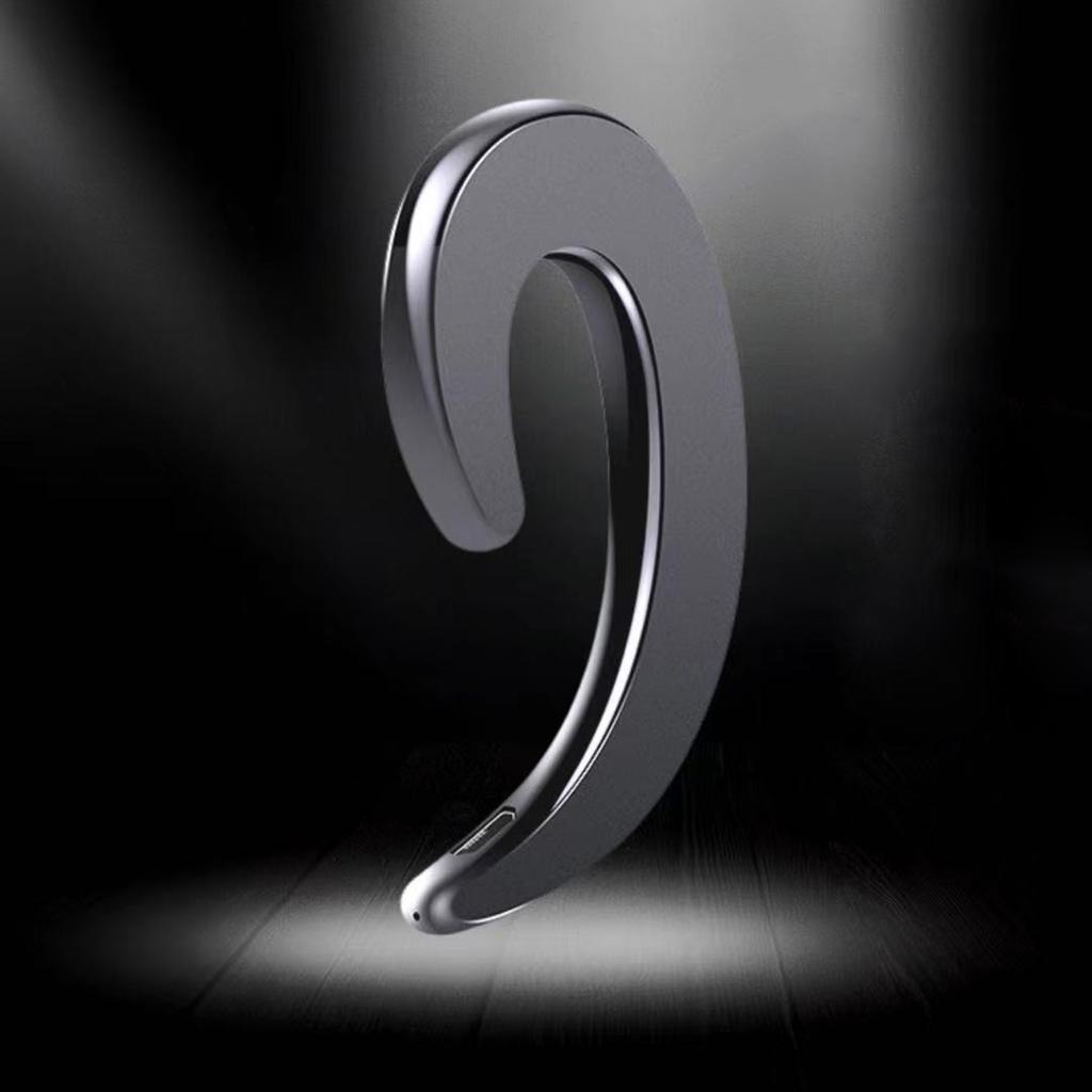 Real Bone Conduction Earphone BLE5.0 Wireless Bluetooth-compatible Headset Ear Hooked Sports Headphone for Cycling