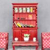 Miniature Sturdy Wood Bookcase 1 12 Scale Dollhouses Furniture Three Layers Cabinet Accessory for Pretend Play Toy