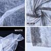Width 100cm White Black Lightweight Non-Woven Fusible Interlining Fabric Apparel Sewing DIY Accessory