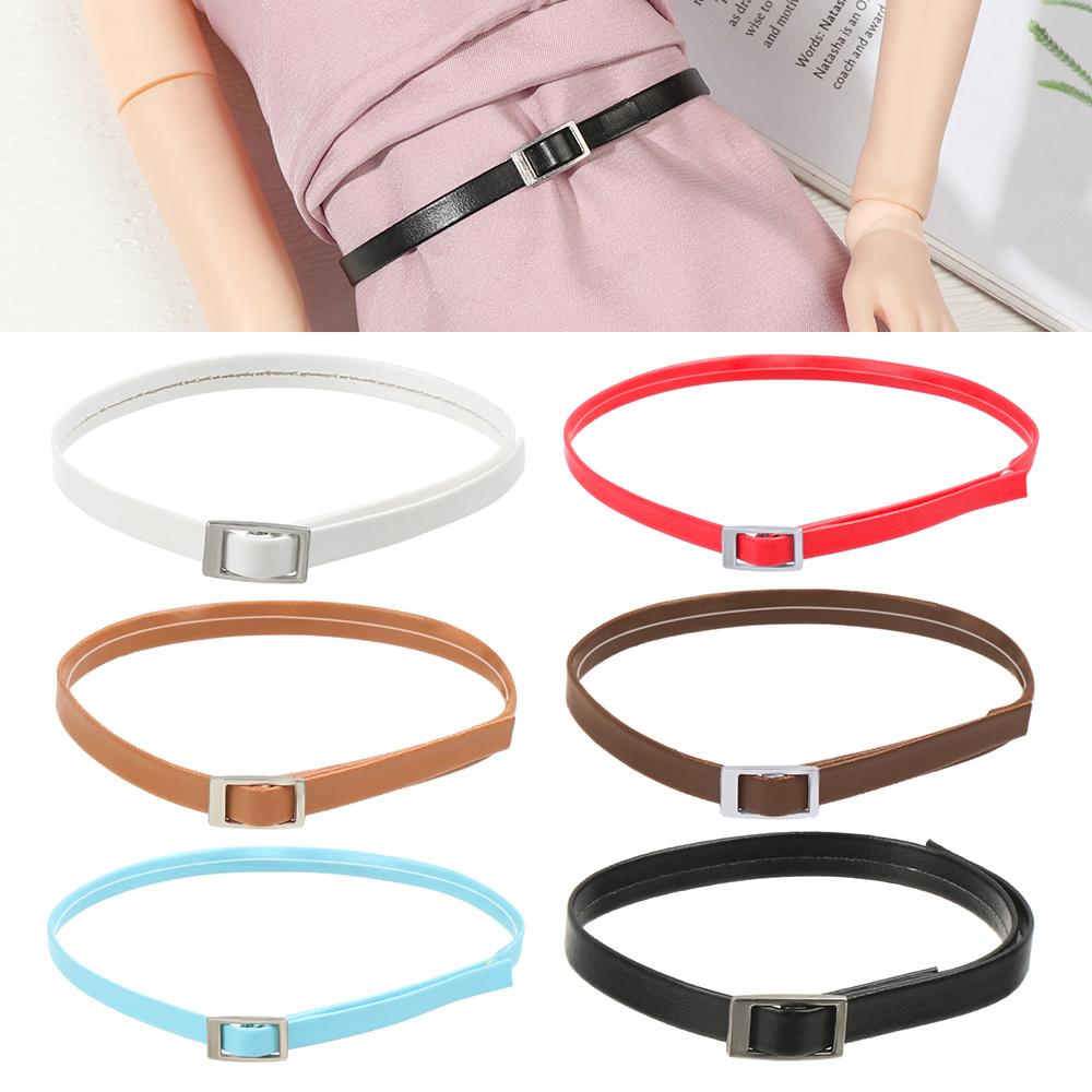 Super Mini Long 20cm Width 5mm Doll Belt Bjd Doll Clothes DIY Doll Accessories Artificial Leather