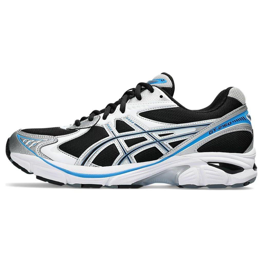 Asics GT 2160 Black Silver Blue Unisex Sneakers Pure-Silver 1203A320-004