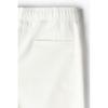 Брюки свободного кроя из твила HM белого цвета