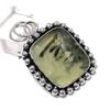 Prehnite Gemstone Handmade 925 Sterling Silver Gift Jewelry Pendant 1.89" A7I06