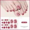 White Flash Toe Nail Sticker Removable Toenail Nail Stickers New Foot Nail Stickers  Foot Toe