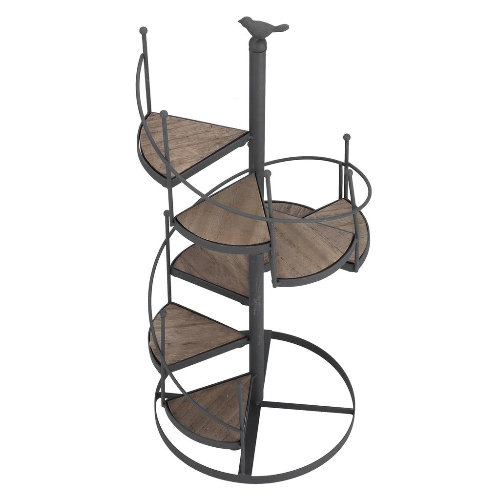 Декоративная полка для растений в европейском стиле, многофункциональная кованая подставка для растений, простая в установке для балкона и гостиной