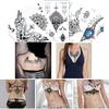 Sexy Waterproof Temporary Tattoos Flash Body Sternum Back Paint Flowers Stickers