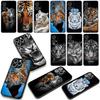 Чехол для телефона Apple iPhone 17 16 15 11 Pro XS Max XR 6 7 8 Plus + SE 2020 5 16E Чехол Тигр Животное Корпус