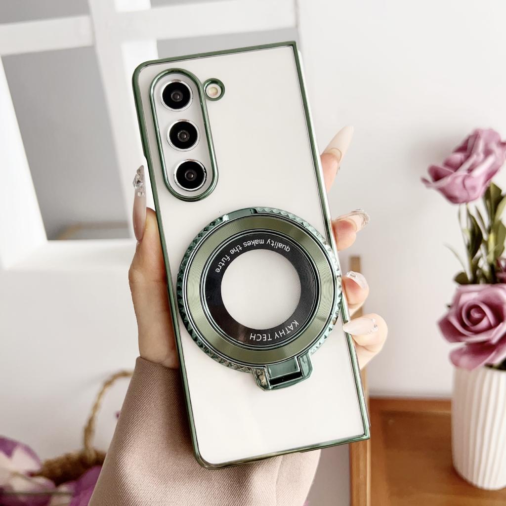 Применимо к чехлу для мобильного телефона Samsung zfold7 складной zfold6 гальванизированный магнитный держатель zfold4/3 всесторонний защитный чехол