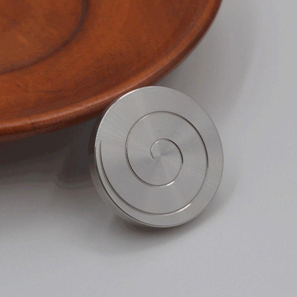 Stainless Steel Desktop Spinner Toys Round Fingertip Gyro Fidget Spinner Toys Classic Toys