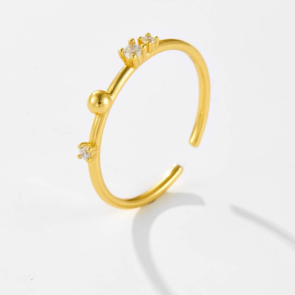 ANDYWEN Кольцо из стерлингового серебра 925 пробы с регулируемым открытием и регулируемым кольцом для женщин, модные рок-ювелирные изделия