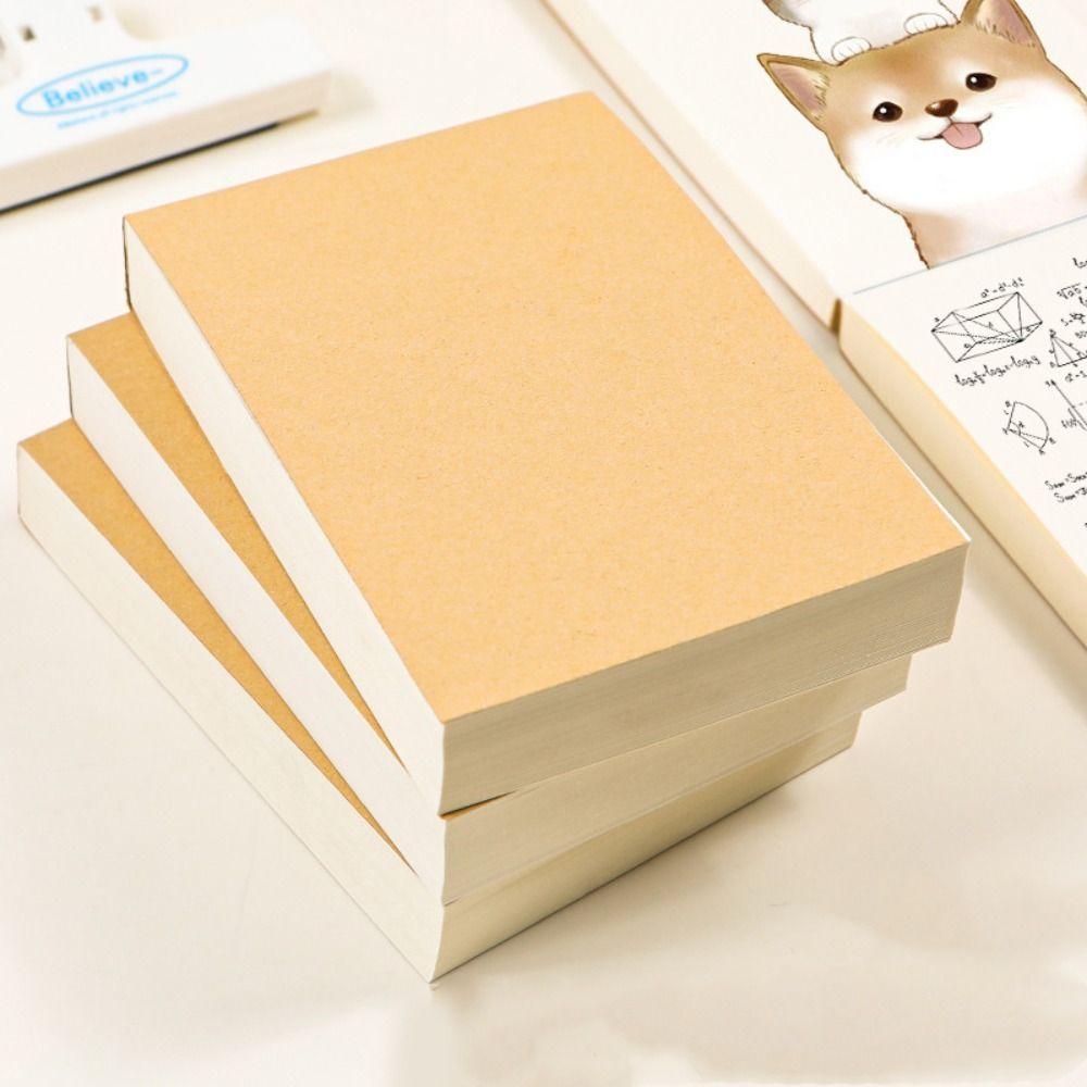 252Sheets DIY Office Notebook Thicken Painting Sketchbook Blank Draft Notebook Stationery