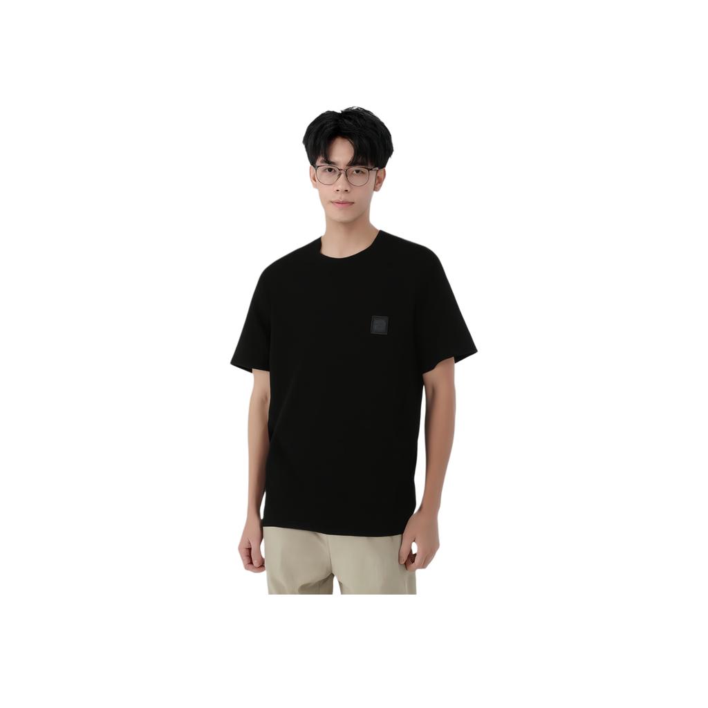 STONE ISLAND Мужская футболка с коротким рукавом и круглым вырезом, однотонная серия Ghost, топы, черный K1S1521000-08S0F11-V0029