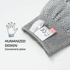 2 pairs Ash Black Wood Carving Gloves Uniform Size Cooking Gloves Kitchen Gloves  Professional