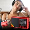 FM AM SW Радио Портативные Радиоприемники Полный Диапазон Высокочувствительное Радио Bluetooth Динамик Работа от Батареи Полные Волны USB TF Музыкальная Шкатулка