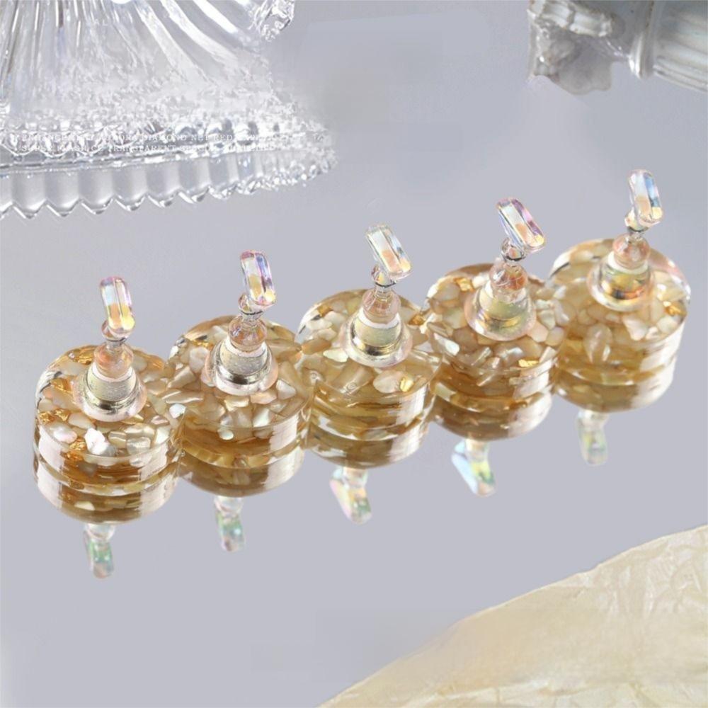 Многоразовая акриловая подставка для накладных ногтей Квадратное/Круглое основание Набор для демонстрации типсов для ногтей DIY Роспись