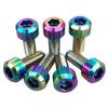 RENPA Titanium Alloy Tank Cap Bolt for Kawasaki 7 Hole Bolt Type Only (Aurora)