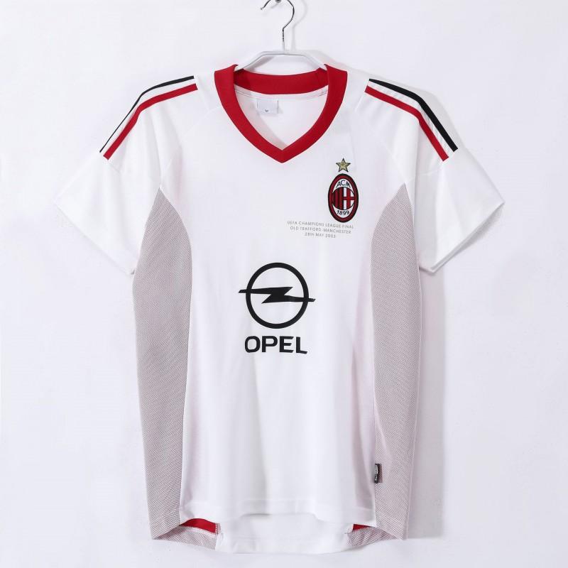AC Milan Retro Football Jersey Men Women Short Sleeve Soccer Shirt Vintage Serie A Style Casual Hip Hop Wear
