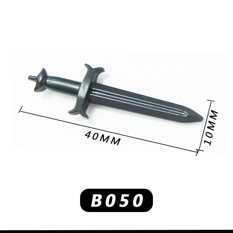 Минифигурка средневекового рыцаря: Фонтан, Рапира, Совместимый с кубиками LEGO