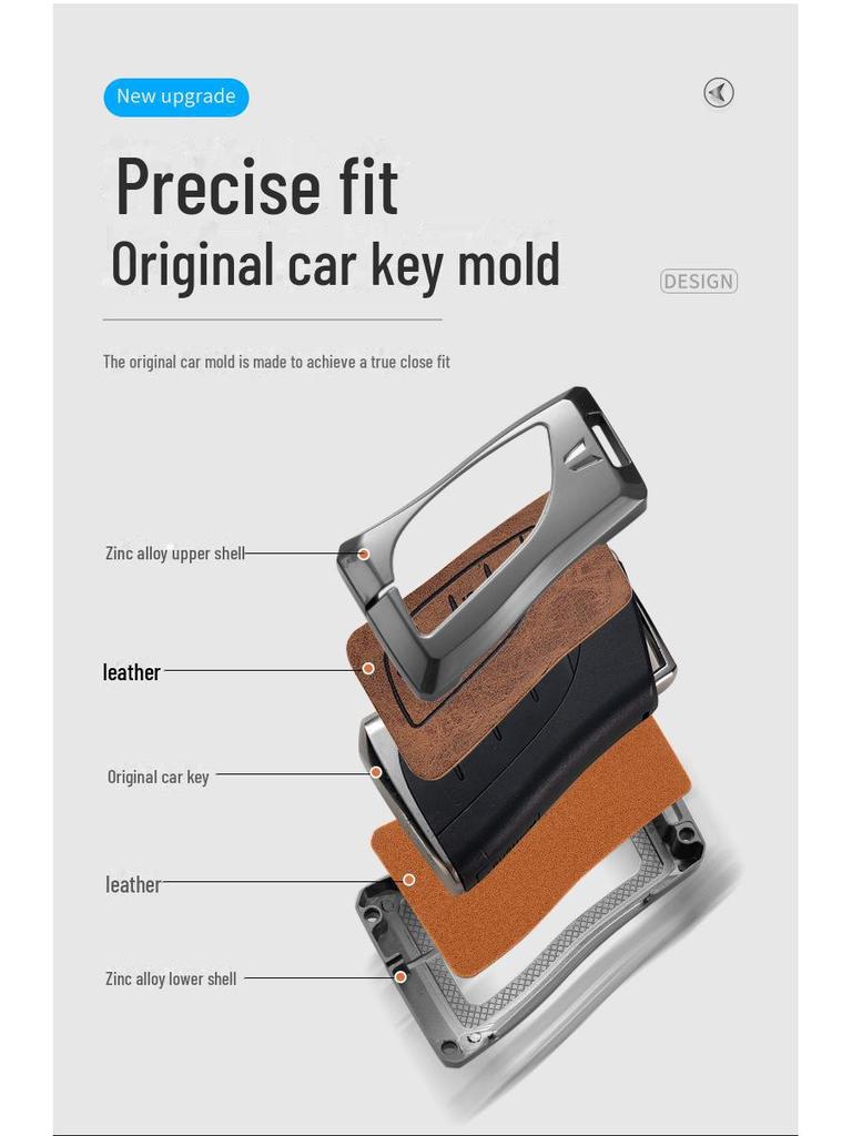 Чехол для ключа Lexus для ES200 RX300 ES300h NX200 UX LS - металлический корпус для мужчин