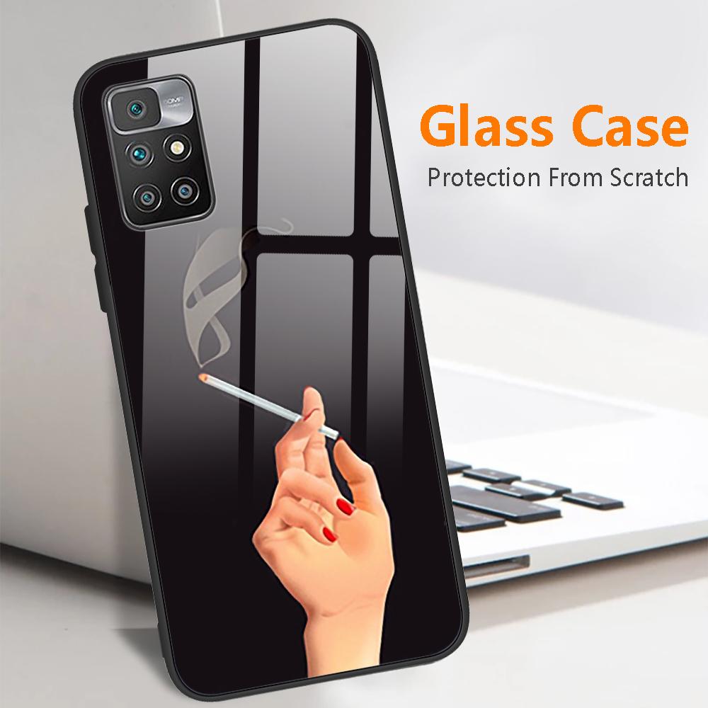 For Xiaomi Poco M4 Pro Case 5G Poco M4 Pro 4G Cool Tempered Glass Cover Phone Case For Poco X4 Pro 5G Bumper Protective Capa