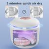 Ultrasonic Retainer Cleaner 45KHz 180ML Portable Denture Braces Mouth Guard Aligner UV Cleaner Home False Teeth Cleaning Machine
