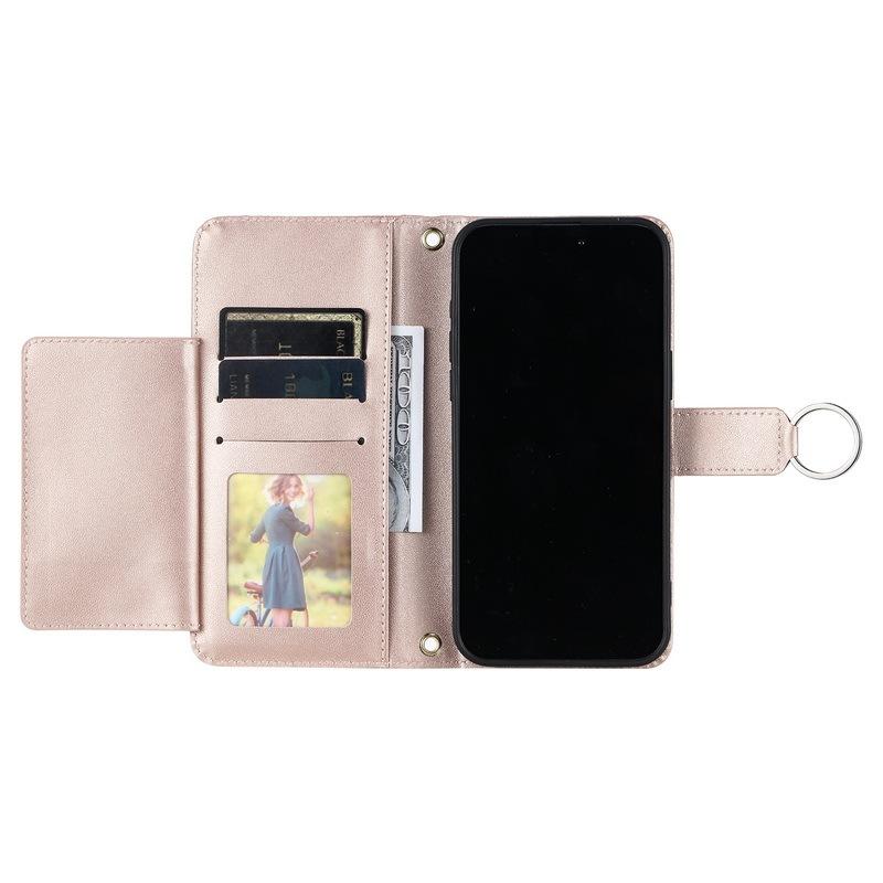 Чехол для Sony Xperia 1 5 10 IV V 2023 VI 2024, роскошный флип-чехол-кошелек из искусственной кожи, отделения для карт, подставка, чехол со шнурком