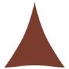 VidaXL Sun Sail Oxford Fabric Triangular 3x4x4 M Terracotta