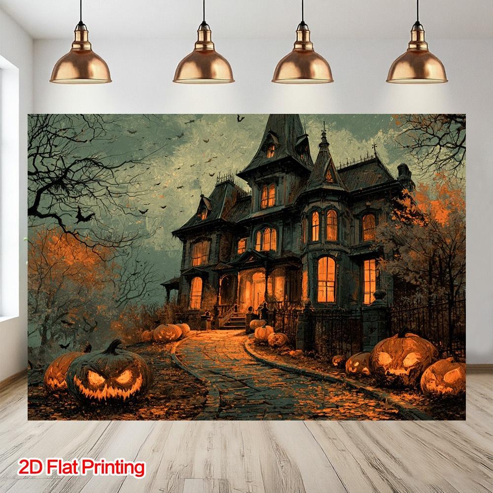 Gothichorror background suitable for indoor/outdoor portrait photography ghost house decoration applicable for themed parties