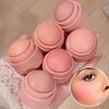 6 Colors Blush Repairing Ruddy Round Matte Blush Naturally Brighten Skin Tone Rouge Makeup Cream Blush Makeup Sweet Peach